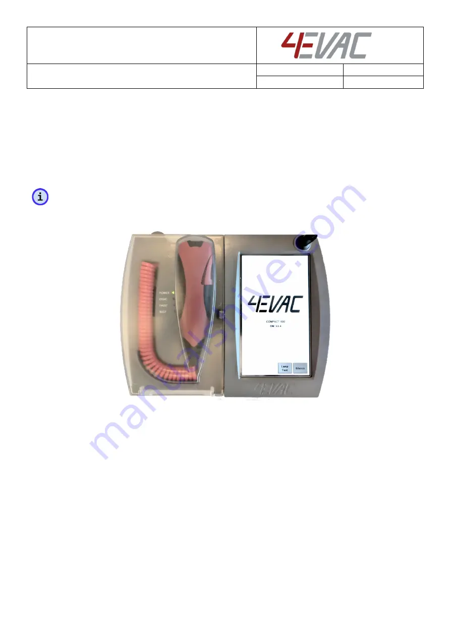 4EVAC 4E-FMTC Installation And User Manual Download Page 9