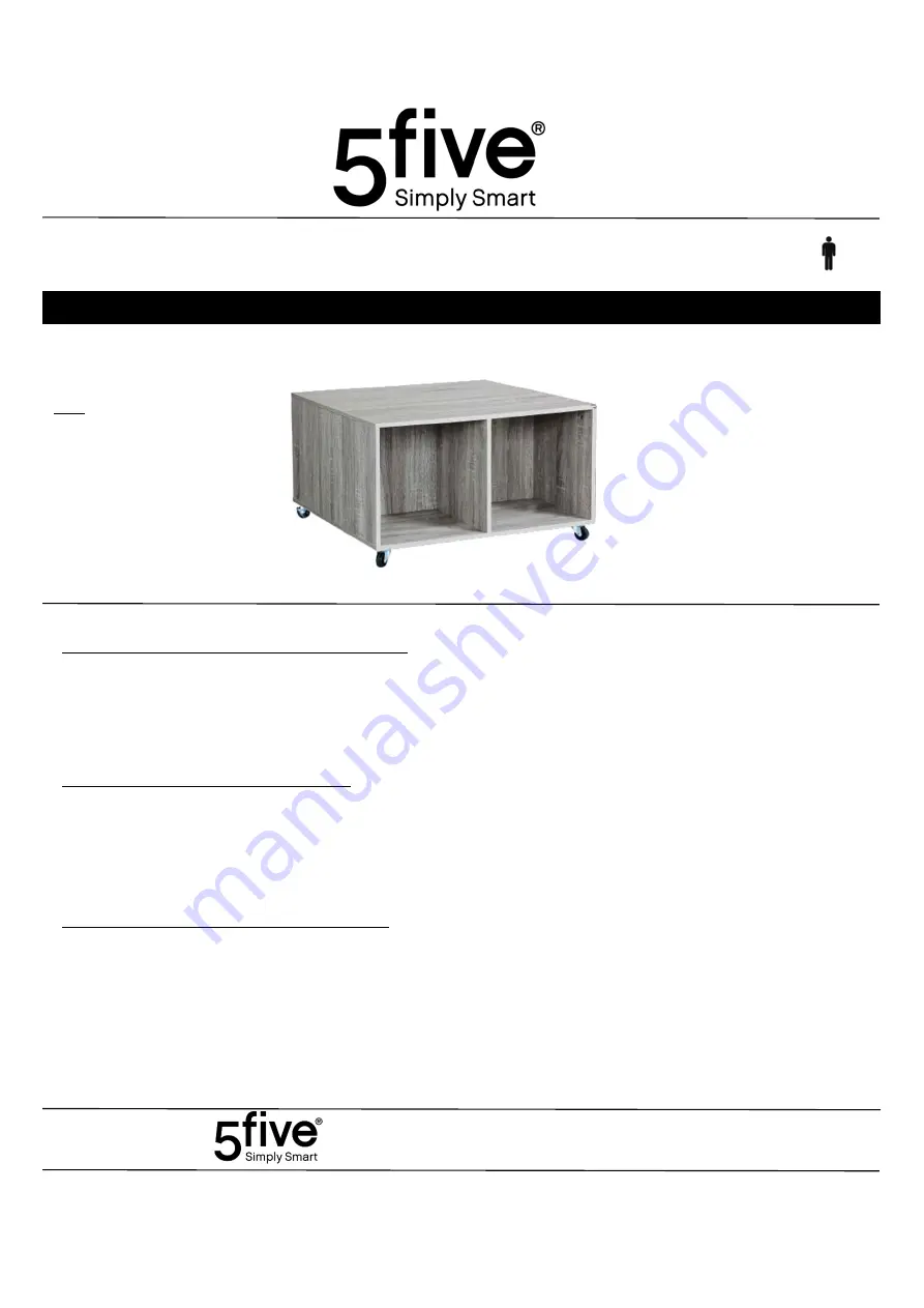 5five 173613 Instruction Sheet Download Page 1