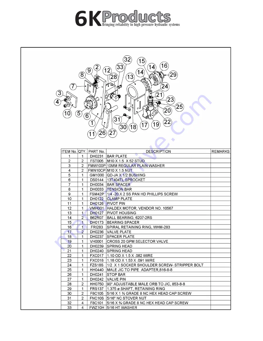 6K Products DH0626 Скачать руководство пользователя страница 12