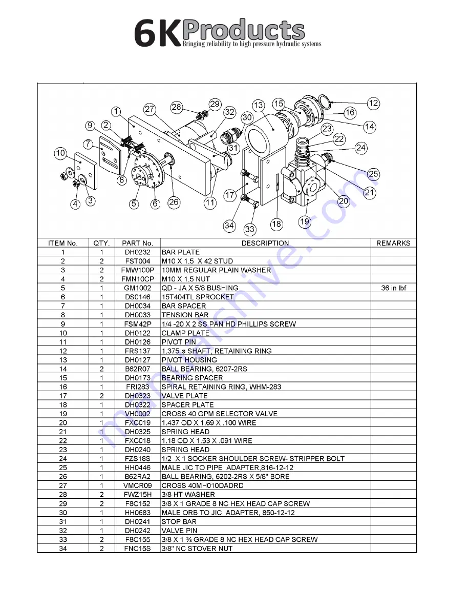 6K Products DH0628 Скачать руководство пользователя страница 12