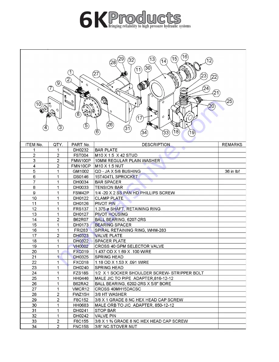 6K Products DH0630 Скачать руководство пользователя страница 12