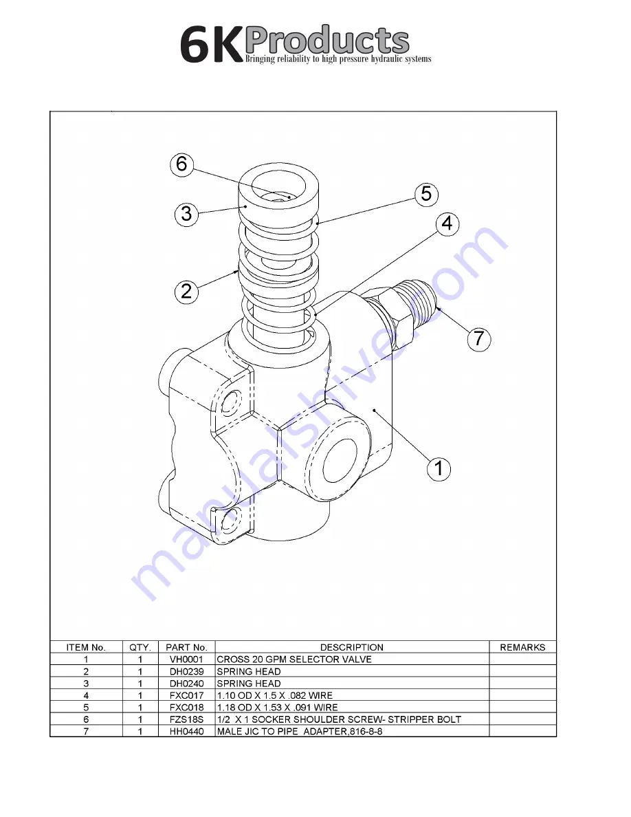 6K Products DH0648 Operation Manual Download Page 12