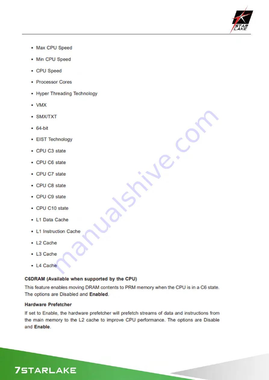 7starlake SCH-401 User Manual Download Page 20