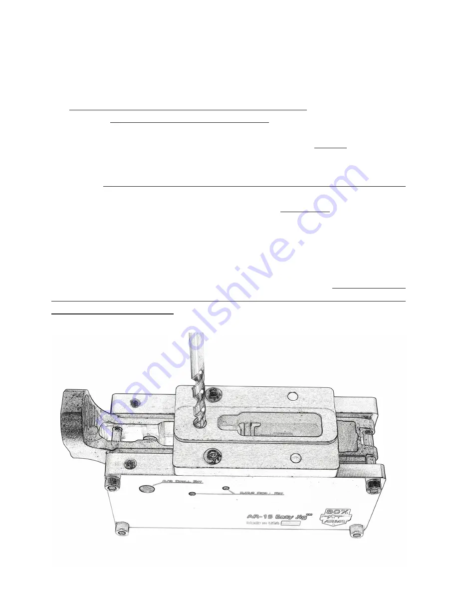 80% Arms AR-15 Easy Jig Manual Download Page 14