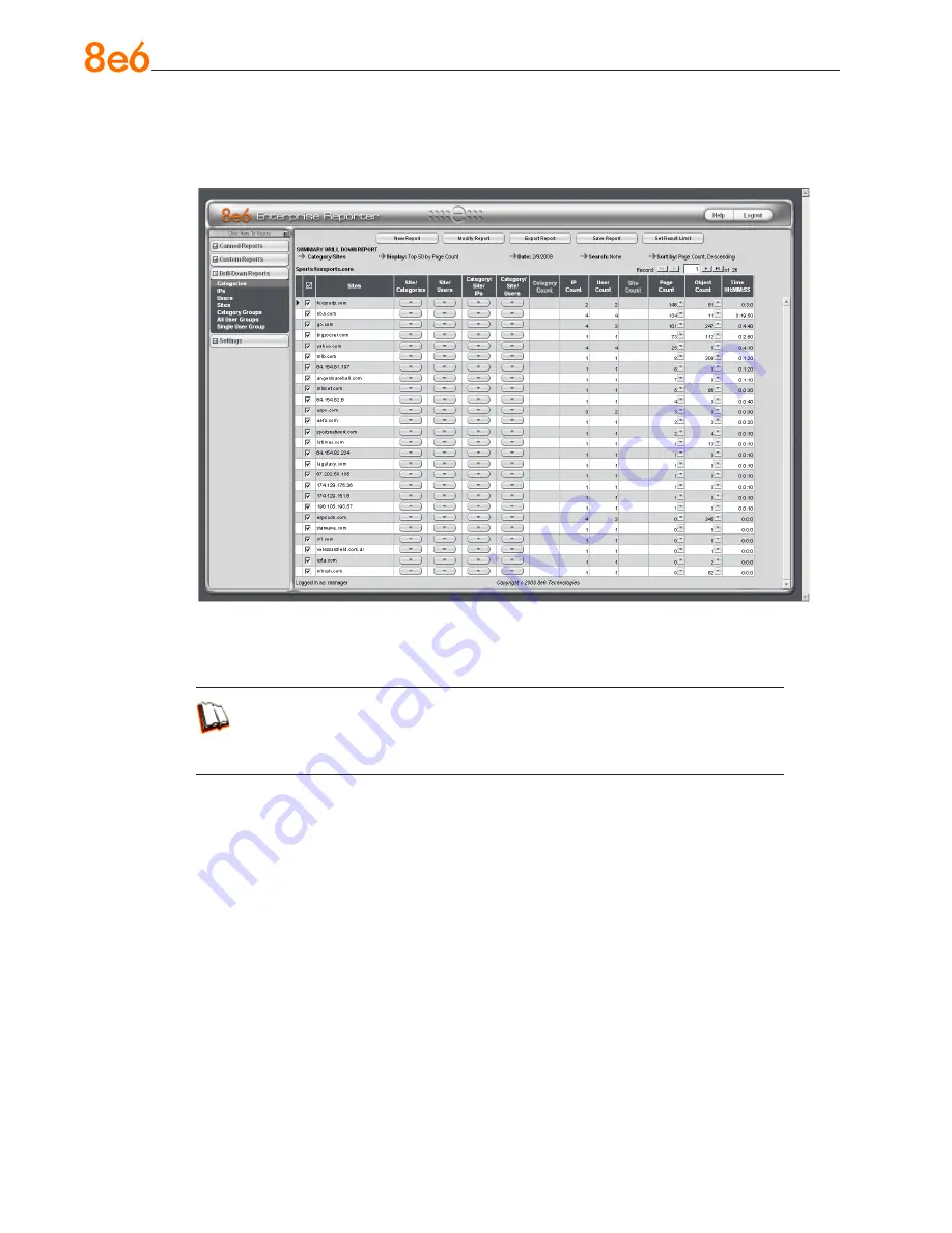 8e6 Technologies HL-002-006 Quick Start Manual Download Page 62