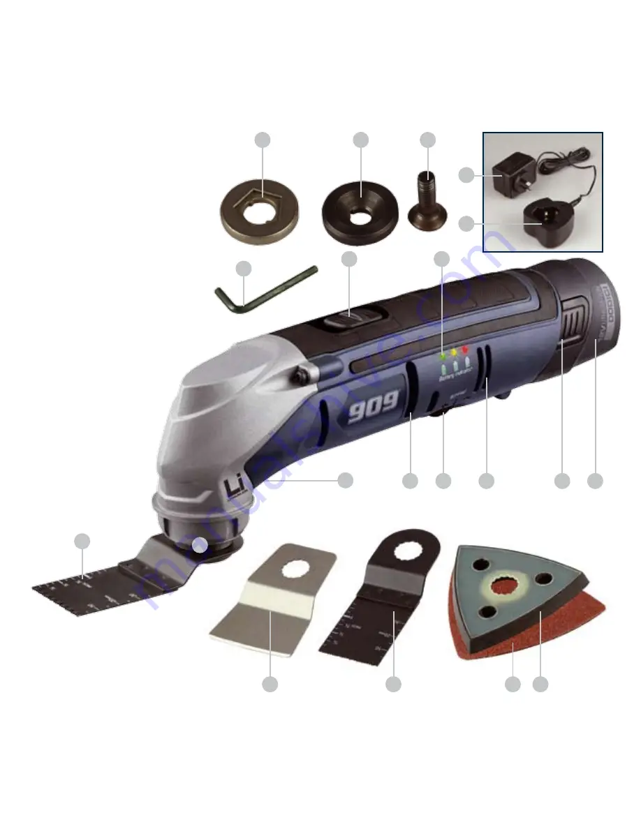 909 909C12V Instruction Manual Download Page 10