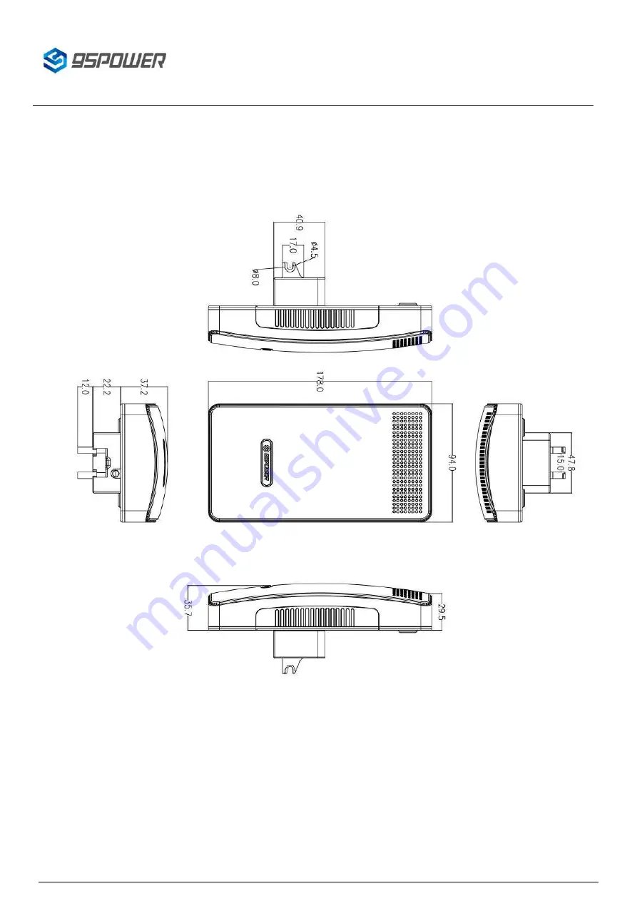 95Power VDU2503LP User Manual Download Page 6