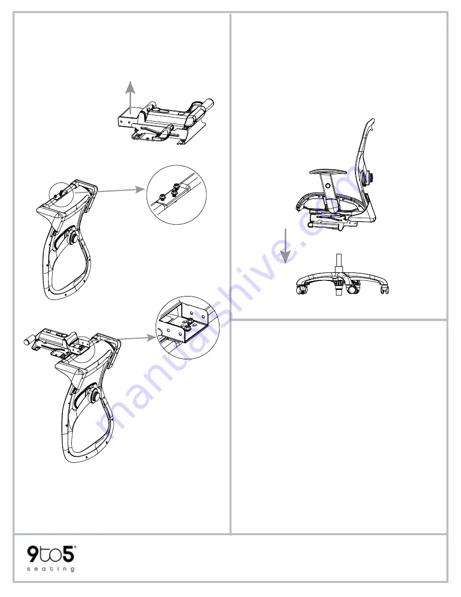 9to5 seating Strata Assembly Instructions Download Page 2