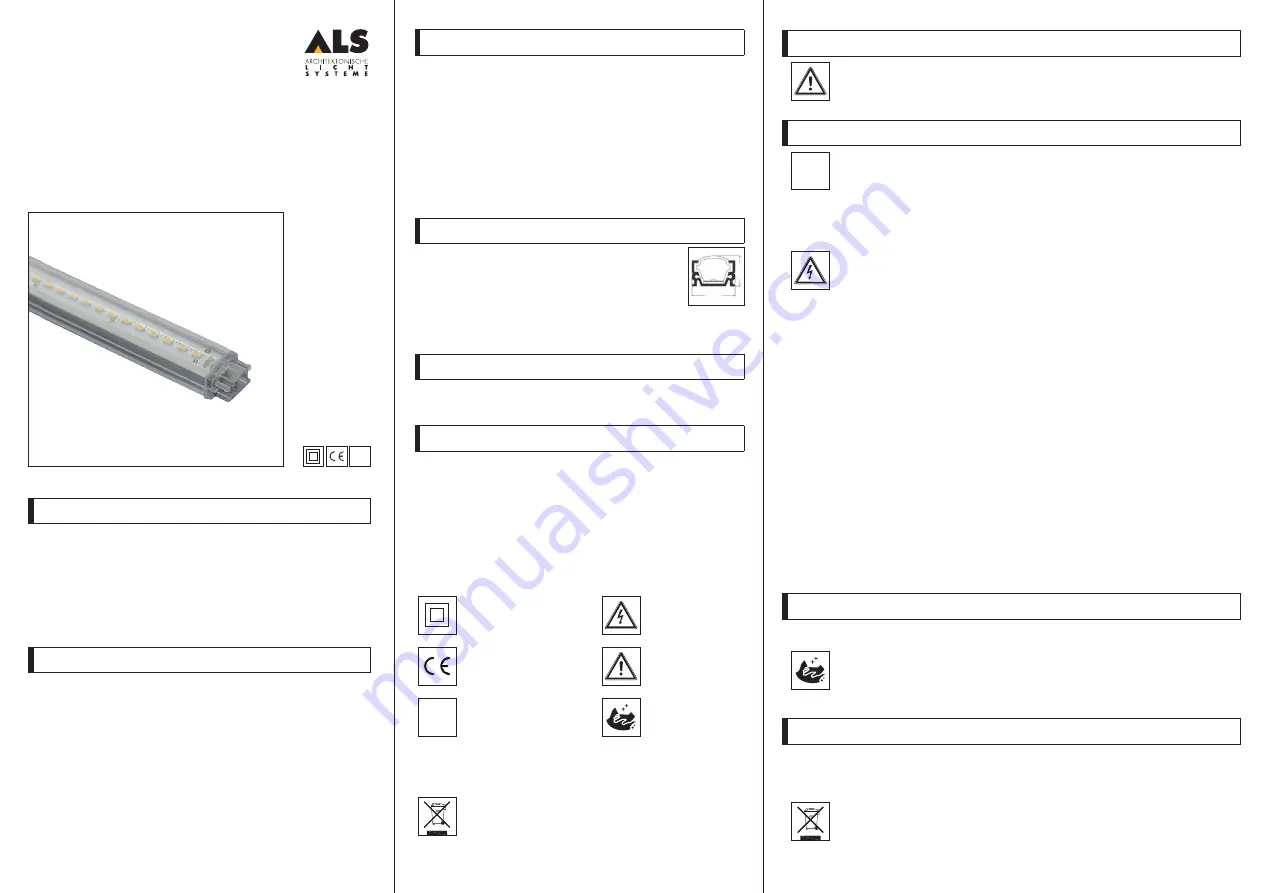 A.L.S. ICE-3W380 Quick Start Manual Download Page 1