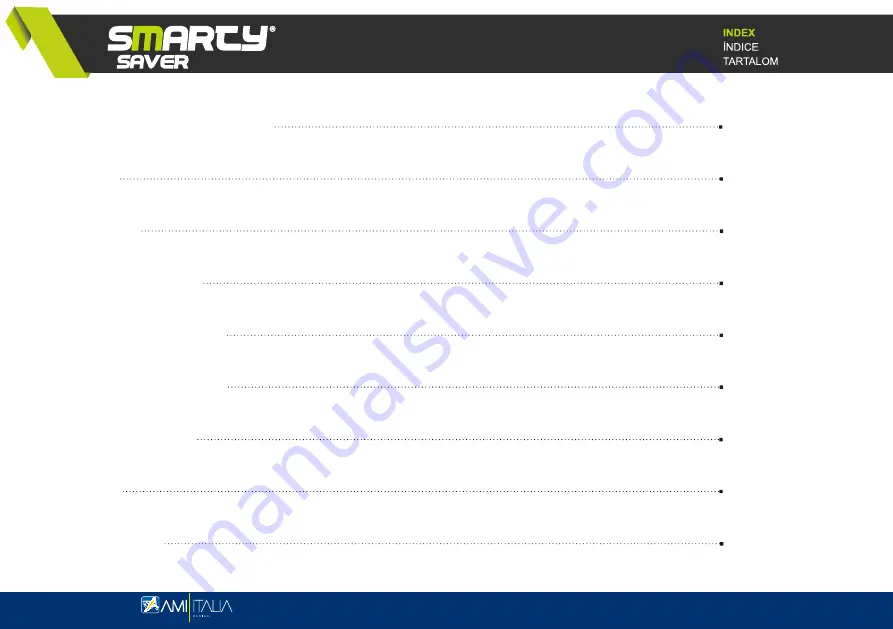 A.M.I. Smarty Saver User Manual Download Page 2