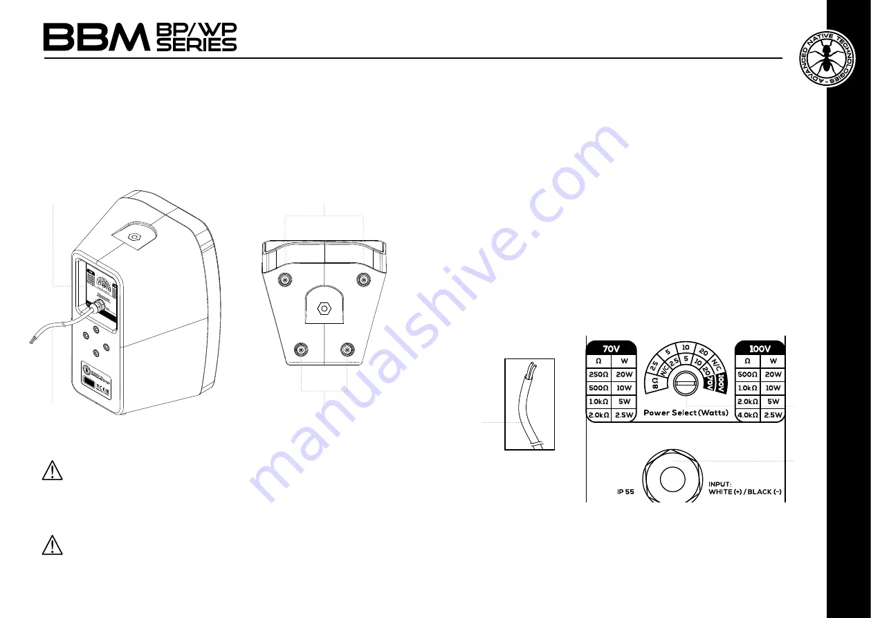 A.N.T BBM BP Series User Manual Download Page 8