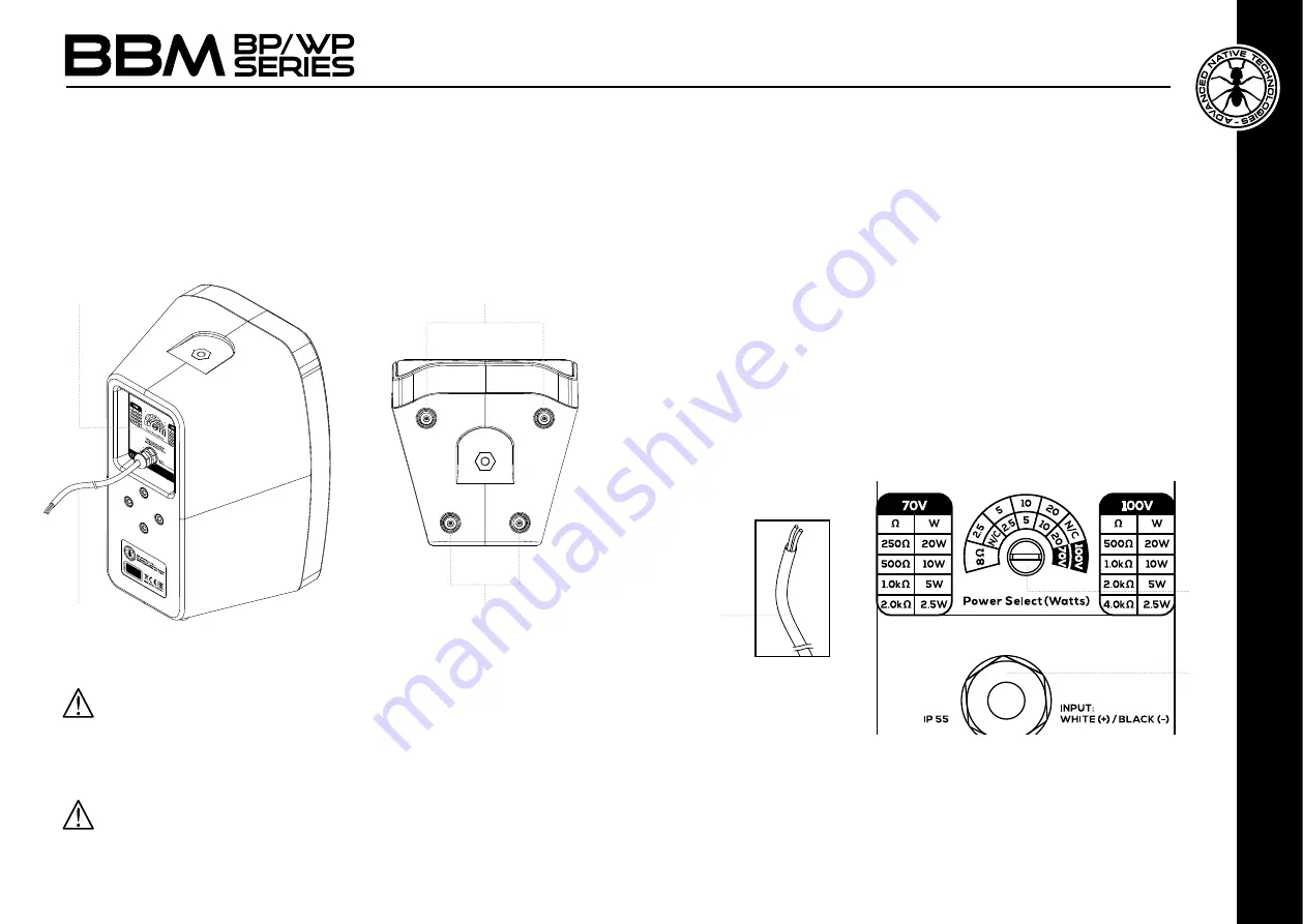 A.N.T BBM BP Series User Manual Download Page 13