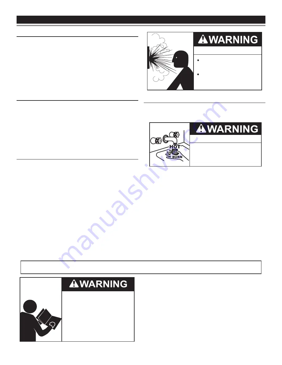 A.O. Smith 100 Series Installation And Operating Manual Download Page 4