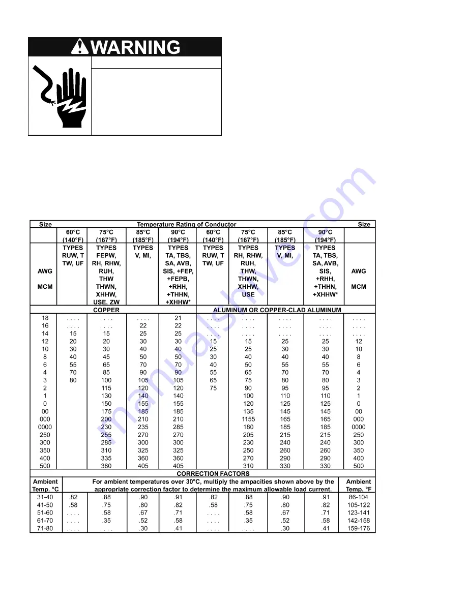 A.O. Smith AWH-35 Instruction Manual Download Page 12