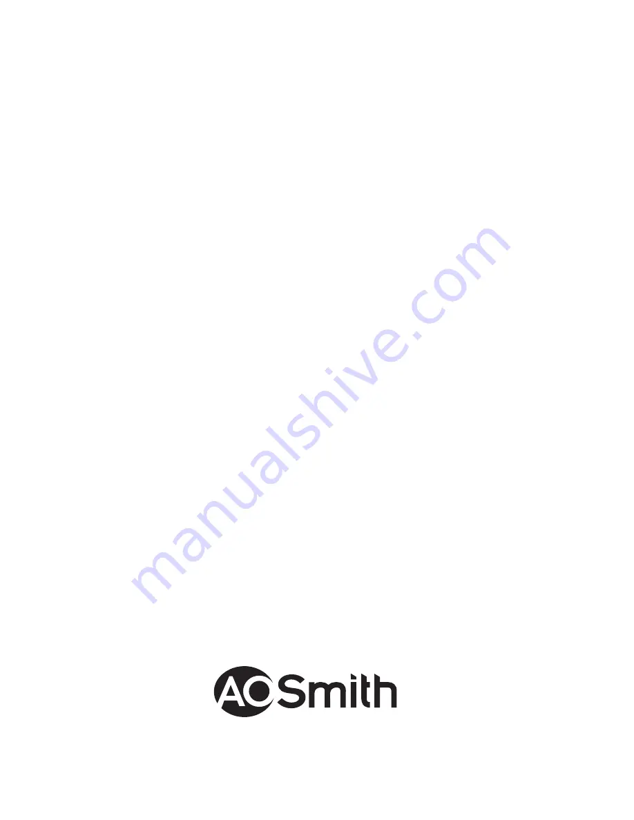 A.O. Smith BTX-80 SERIES 100 Instruction Manual Download Page 40