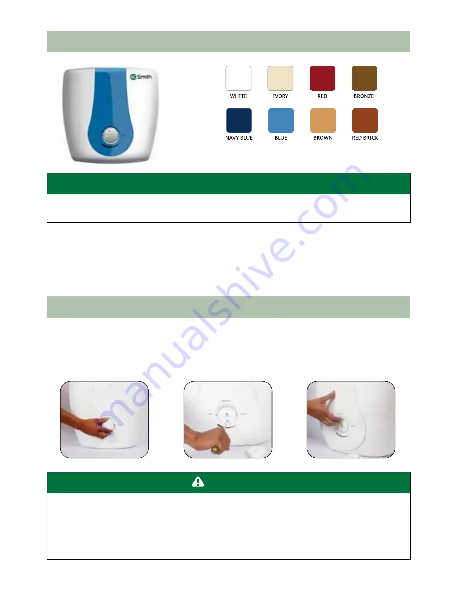 A.O. Smith HSE-SDS 6 User Manual Download Page 17