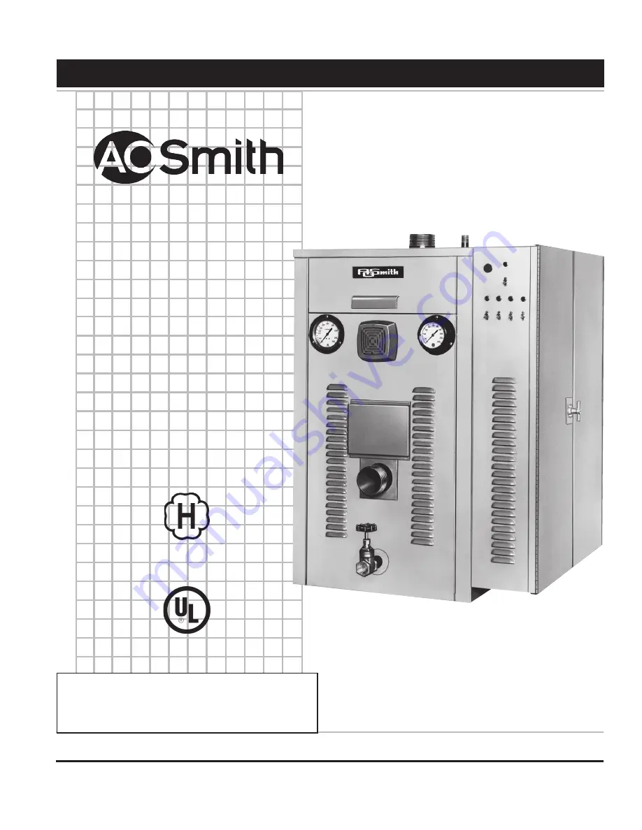 A.O. Smith NW 150 Скачать руководство пользователя страница 1