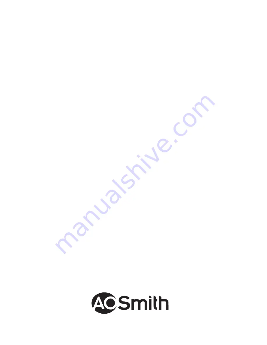 A.O. Smith VB 1500 User Manual Download Page 24