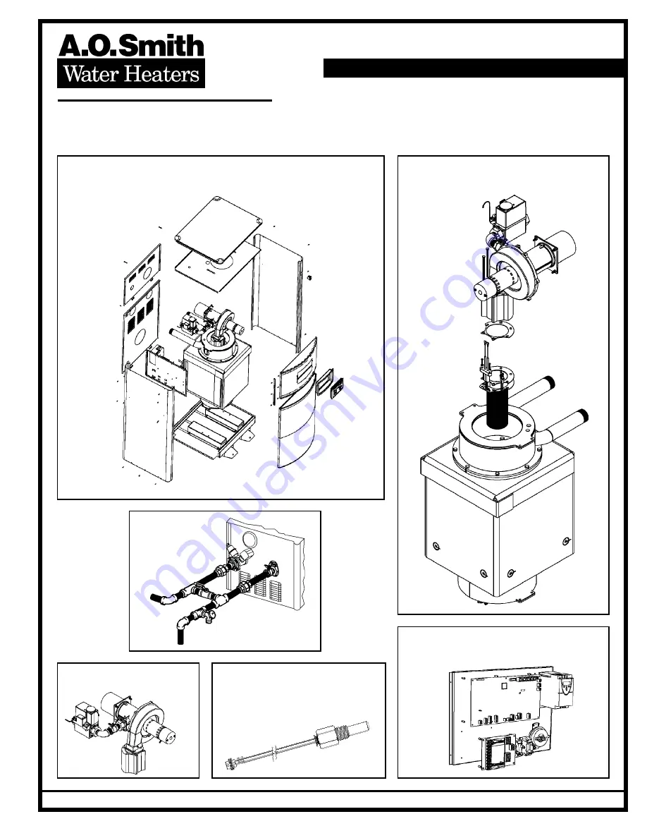 A.O. Smith VF VB 1000 Service Parts Download Page 1