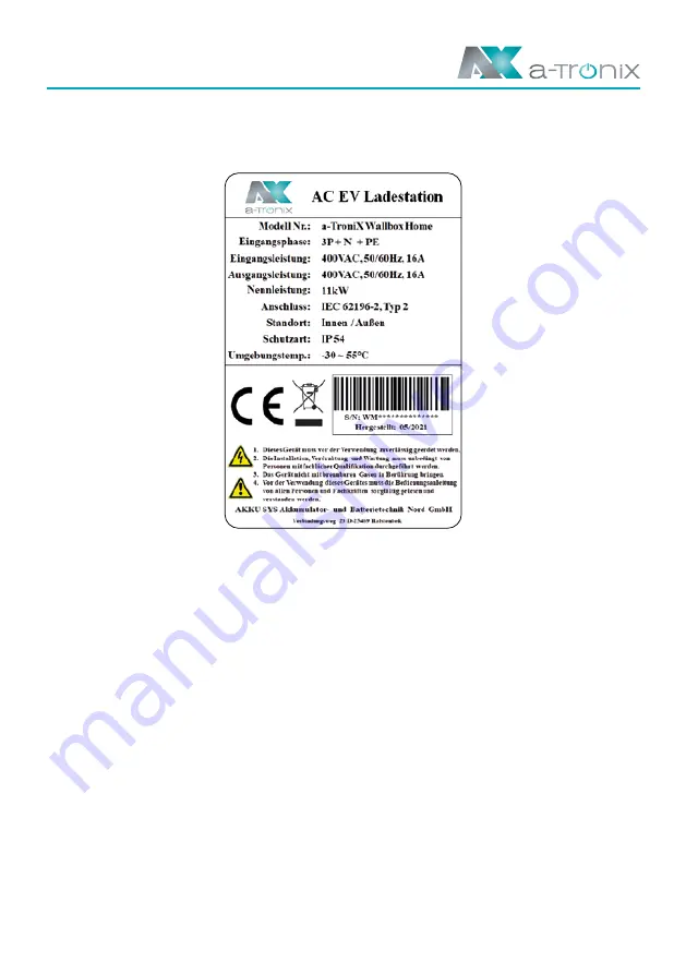 a-TroniX 9885123 User Manual Download Page 15