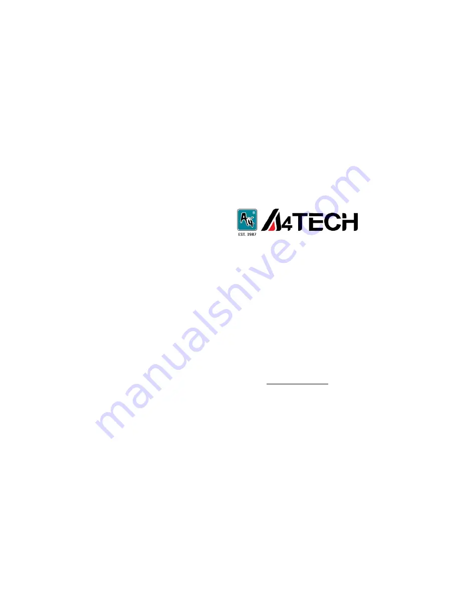 A4Tech G6-70MD User Manual Download Page 1