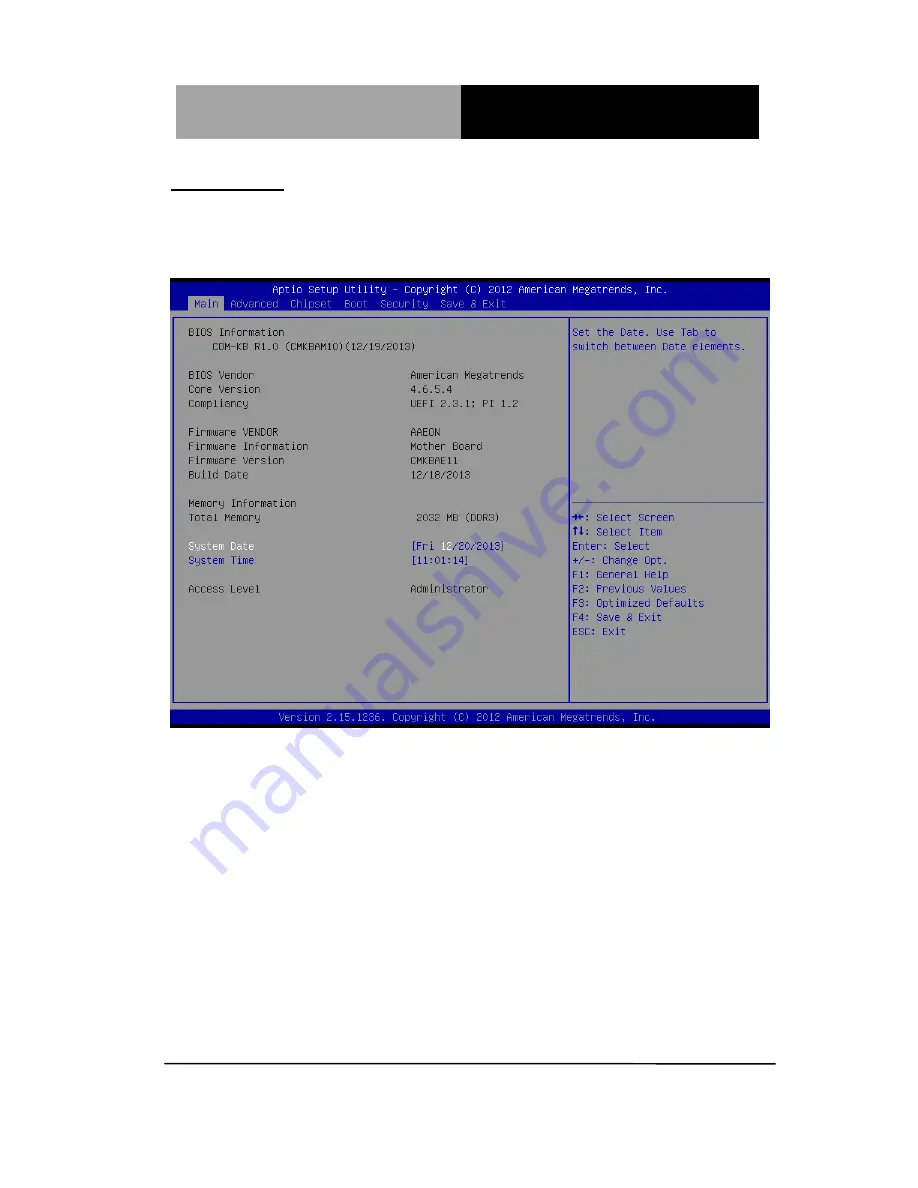 Aaeon COM-KB Manual Download Page 30