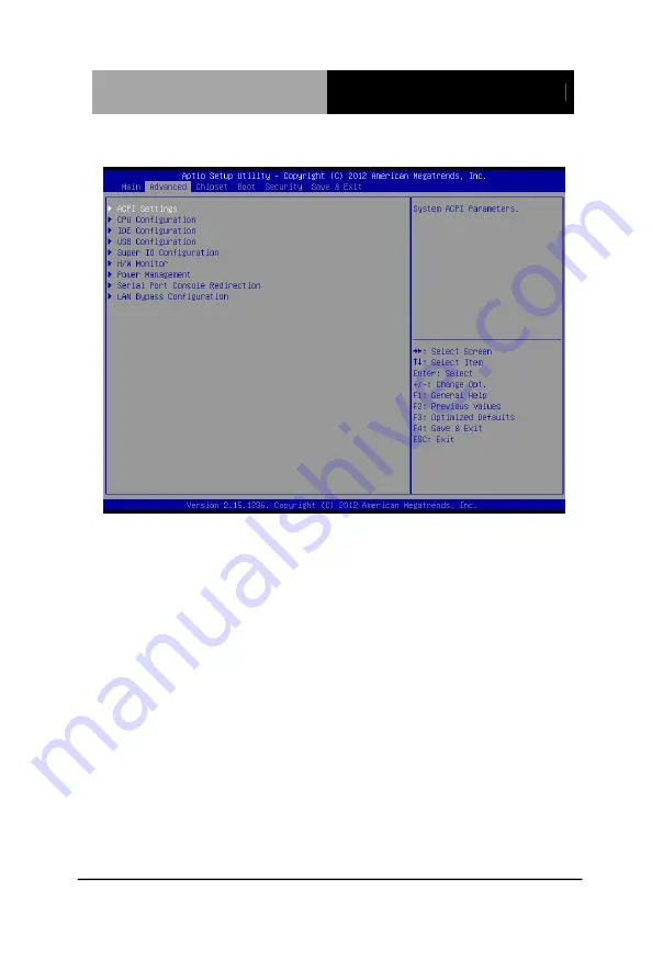 Aaeon FWS-2160 Скачать руководство пользователя страница 38