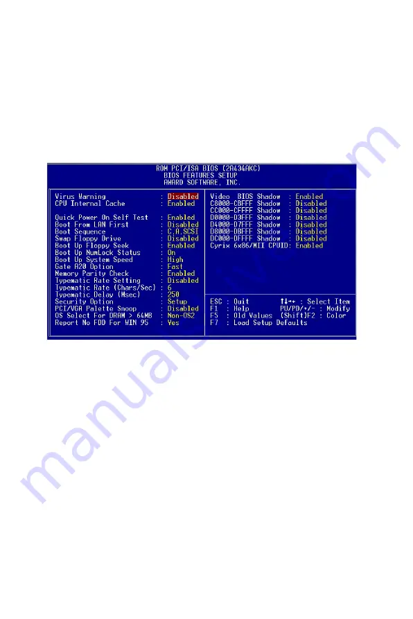 Aaeon PCM-5335 Manual Download Page 41