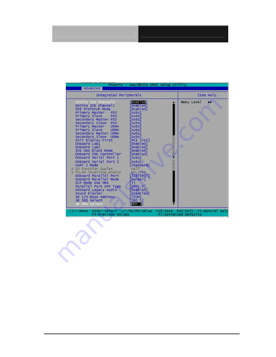 Aaeon SBC-780 Скачать руководство пользователя страница 54