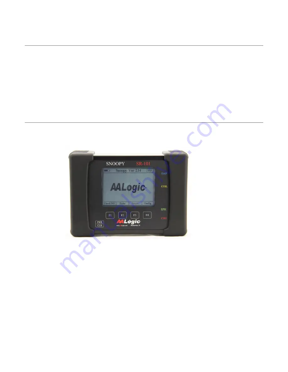 AALogic SR-101 Technical Manual Download Page 6