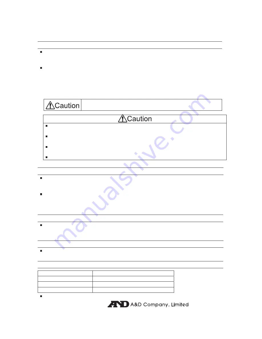 A&D AD-1671 Instruction Manual Download Page 1