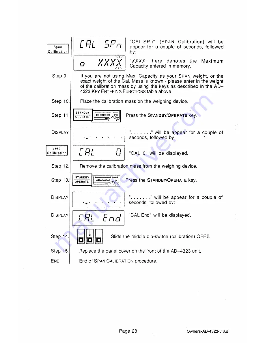 A&D AD-4323 Instruction Manual Download Page 28