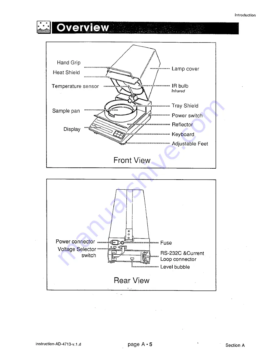 A&D AD-4713 Instruction Manual Download Page 9