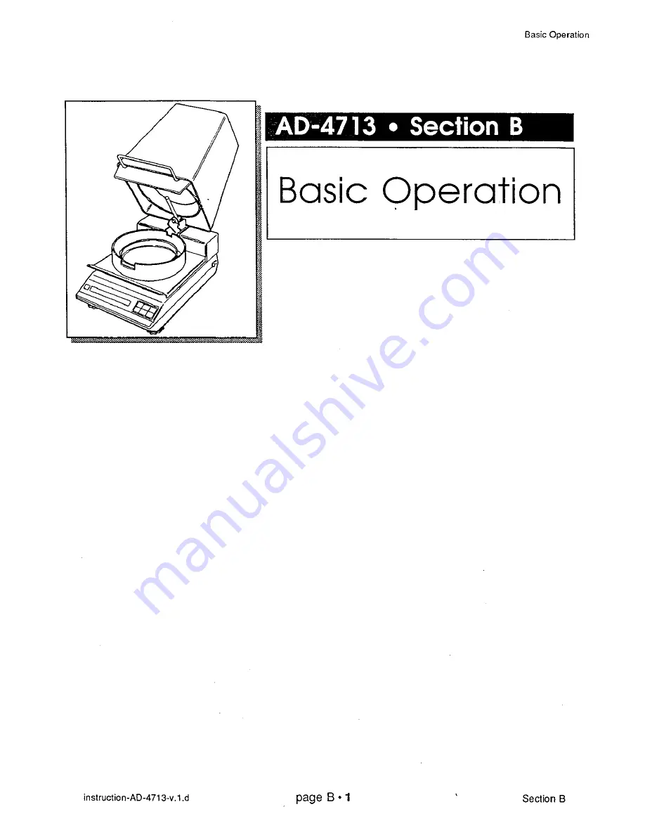 A&D AD-4713 Instruction Manual Download Page 17