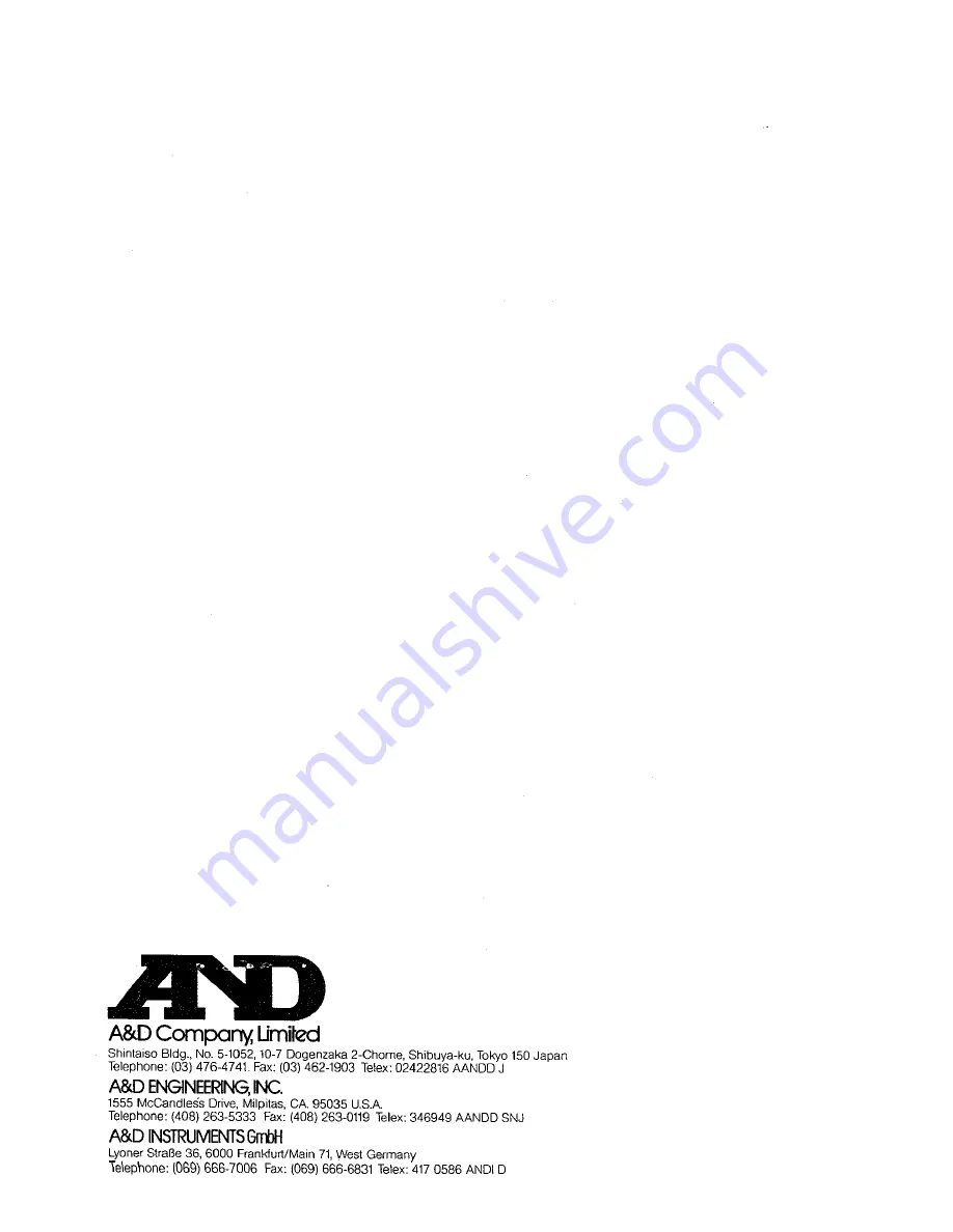 A&D EK-120A Instruction Manual Download Page 23