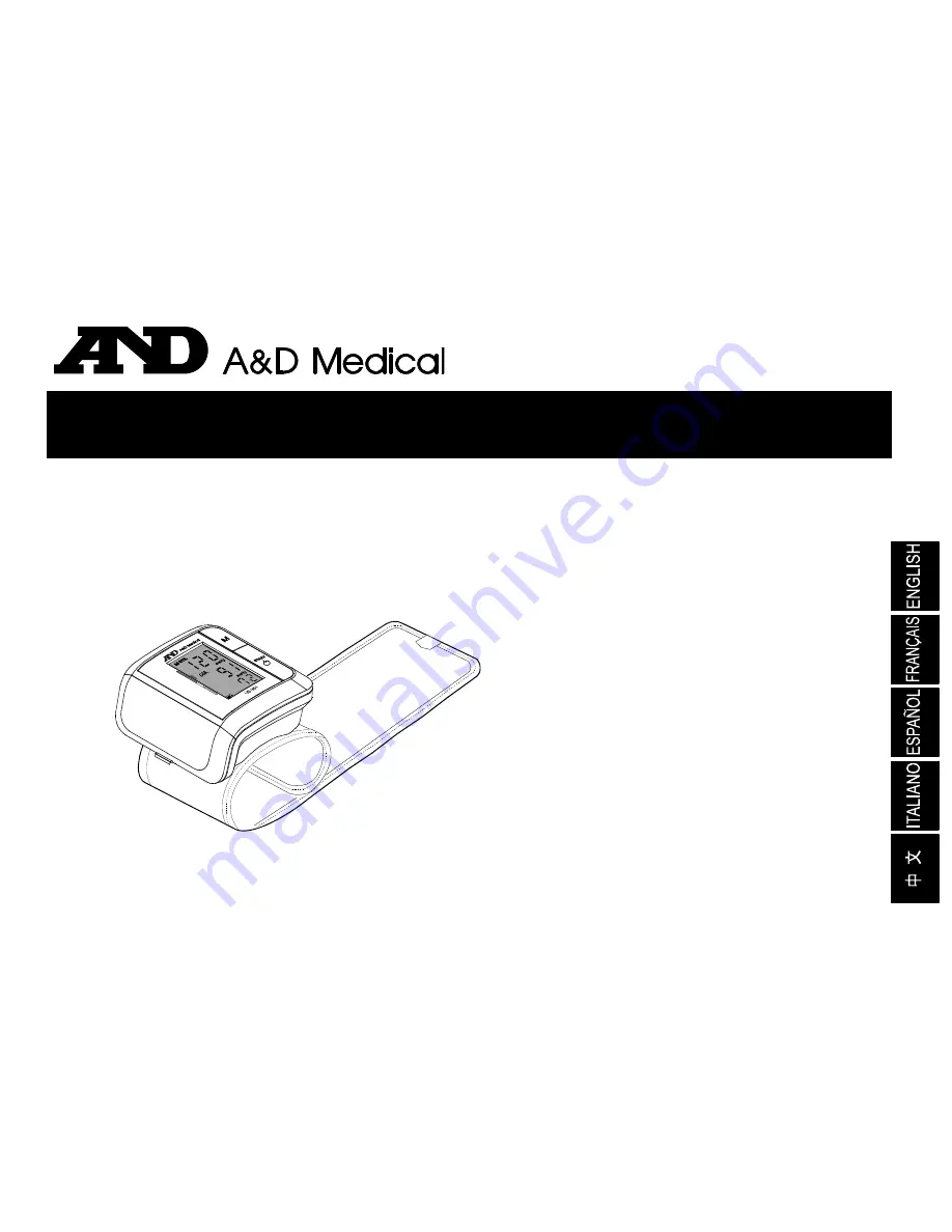 A&D UB-351 Instruction Manual Download Page 1