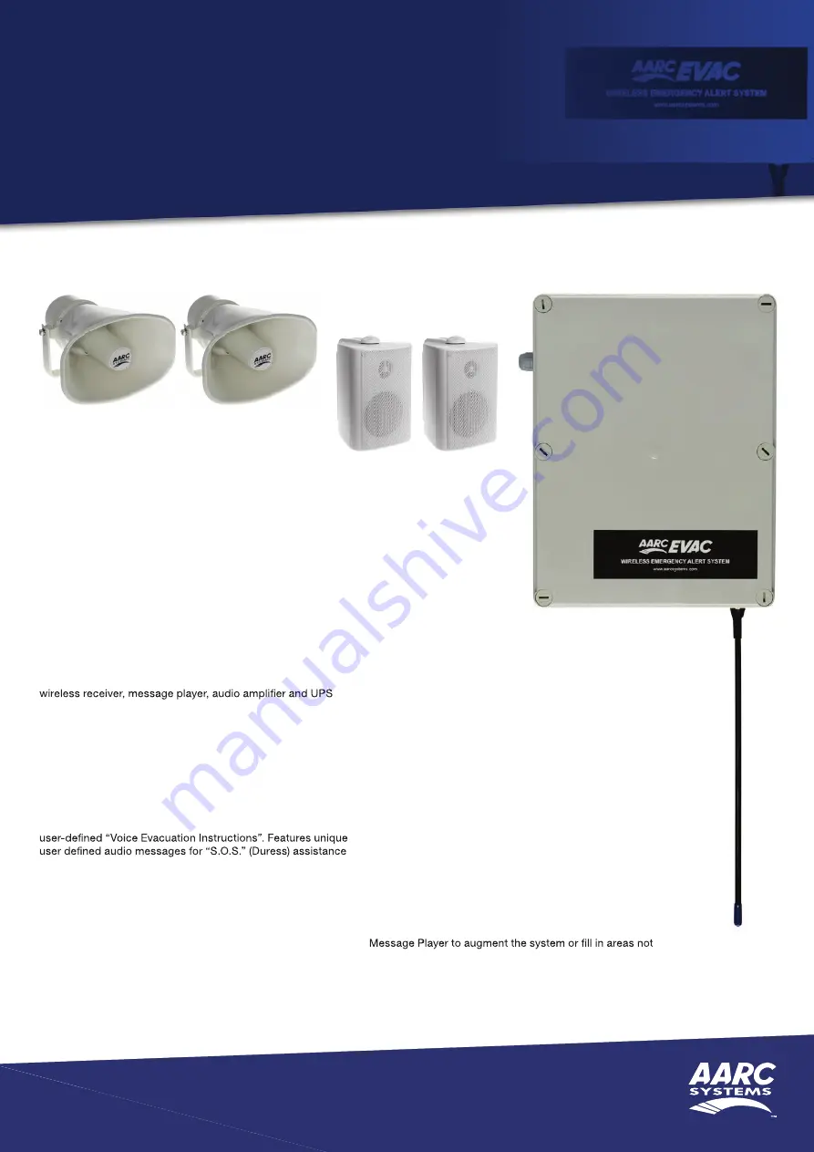 AARC Systems EVAC ARX43E52 Installation & Operation Manual Download Page 1