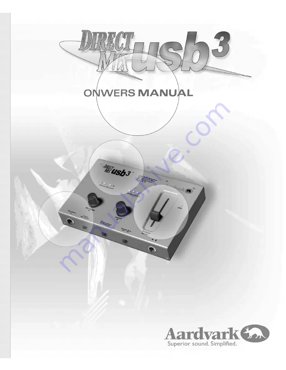 Aardvark Direct Mix usb3 Owner'S Manual Download Page 2