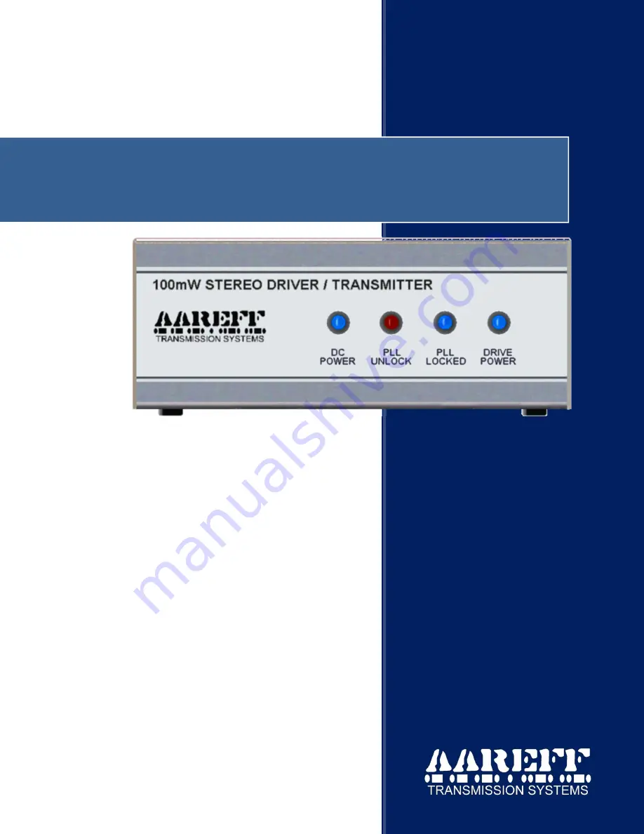 AAREFF 100MWPLLSB Manual Download Page 1