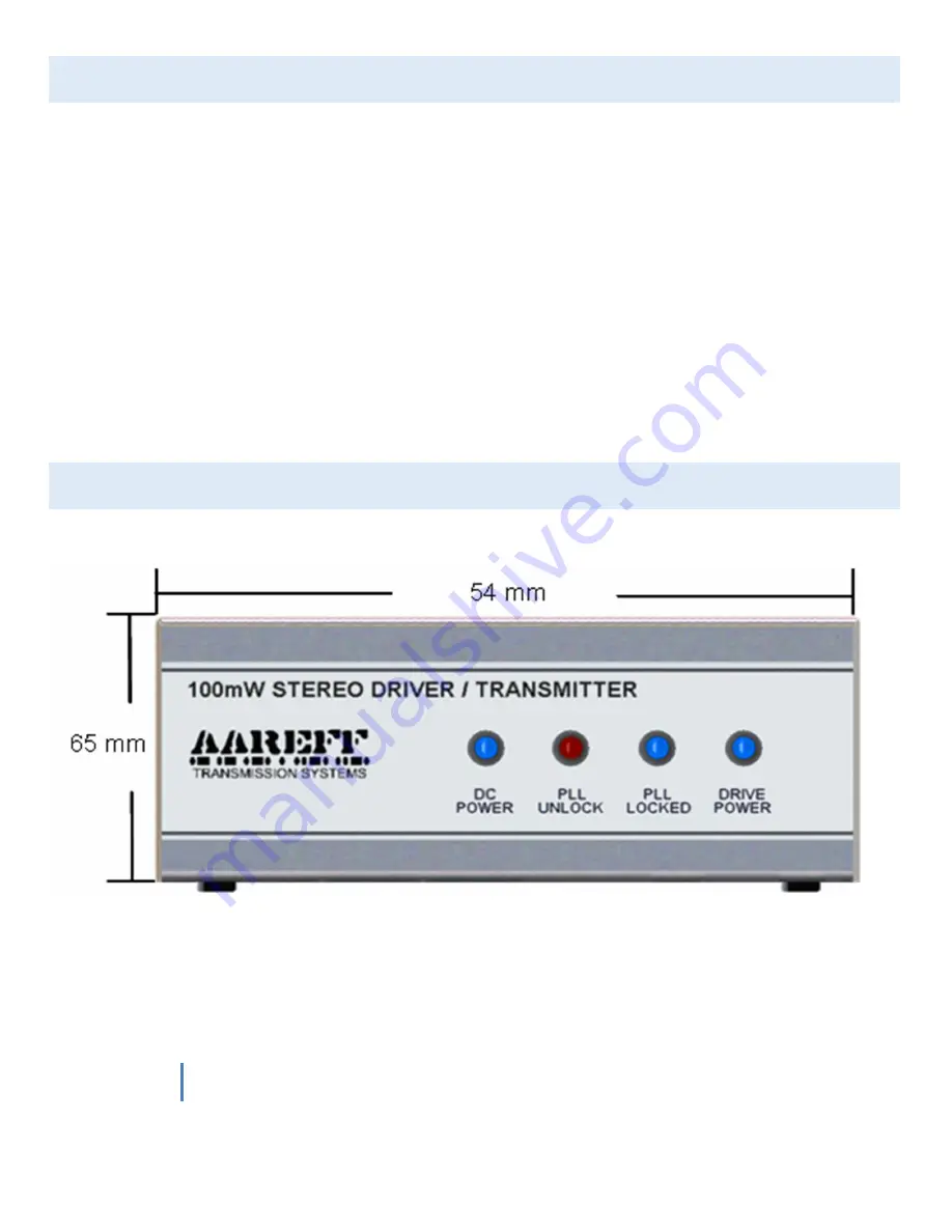 AAREFF 100MWPLLSB Manual Download Page 8