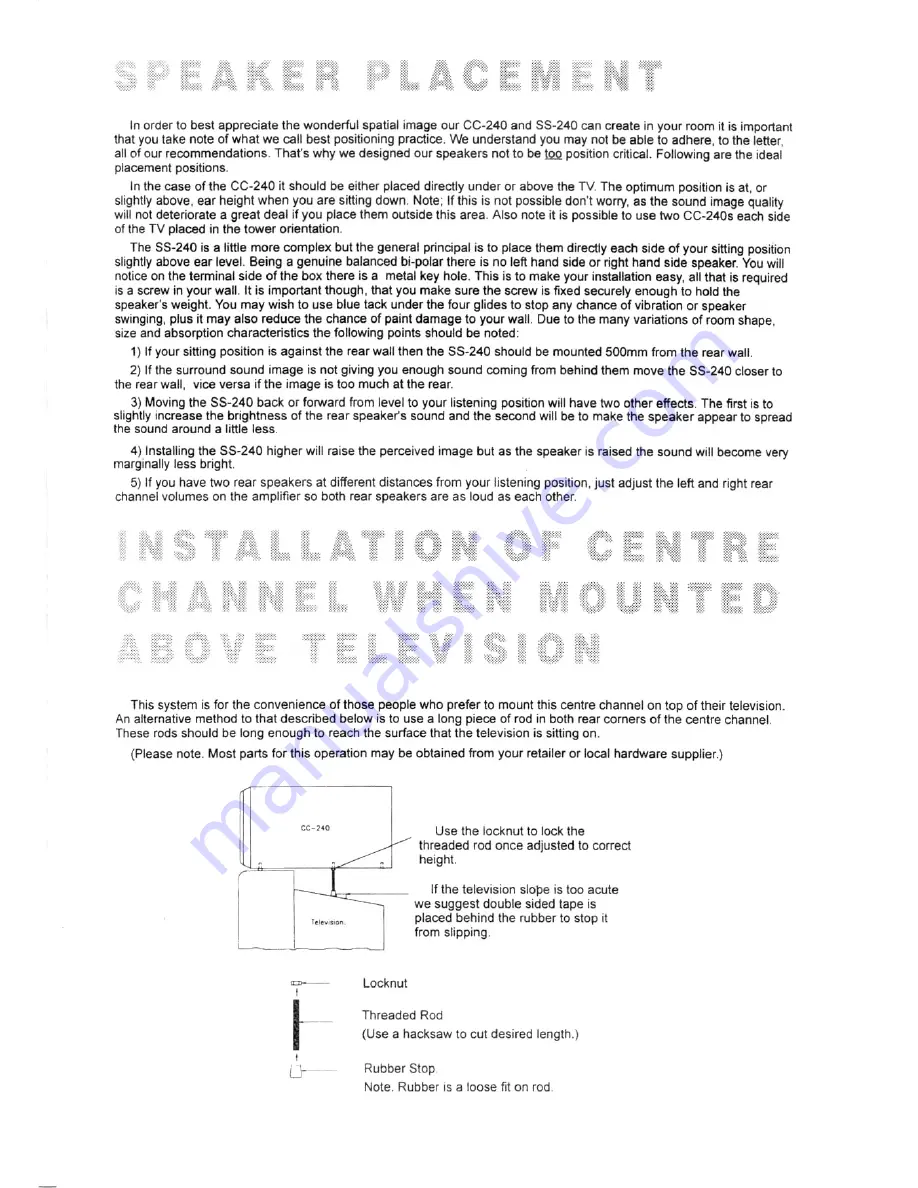 Aaron CC-240 Instructions Manual Download Page 4