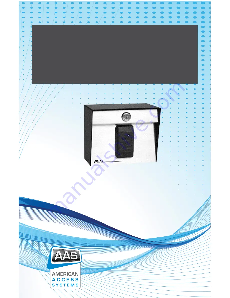 AAS PROX 2000 II 23-206 User & Installation Manual Download Page 1