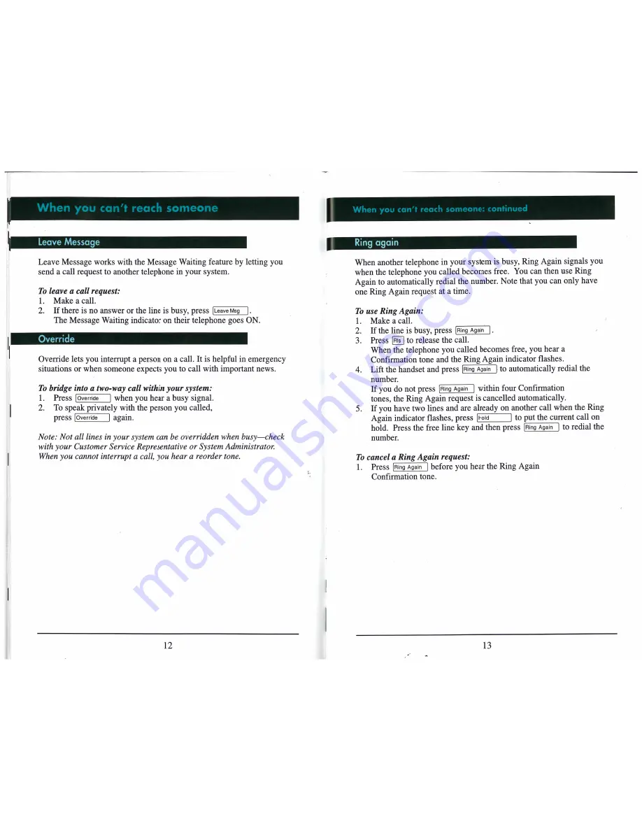 Aastra Meridian M5208 User Manual Download Page 8