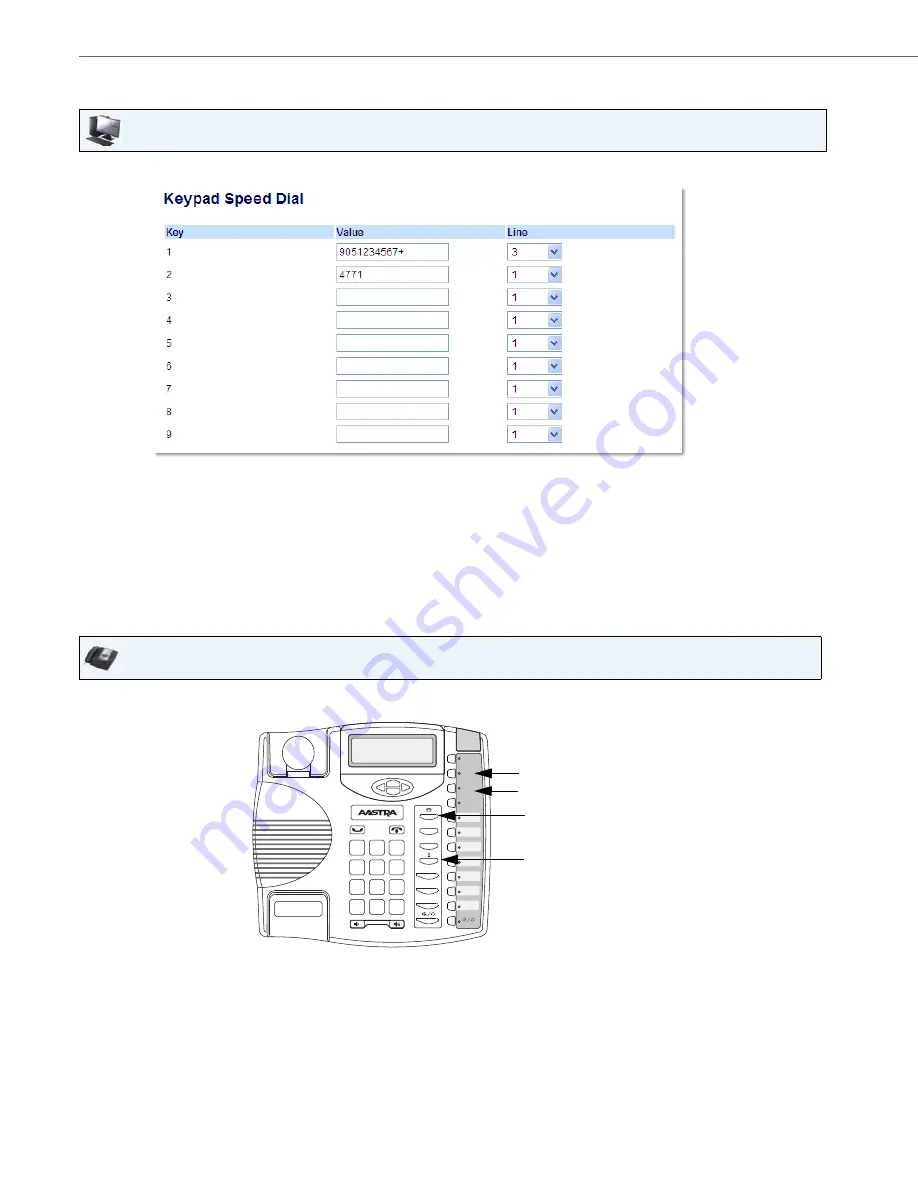 Aastra Mitel 9143i User Manual Download Page 54