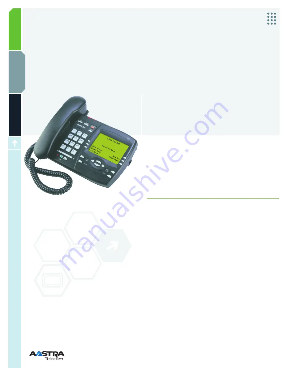 Aastra PT-470 Specifications Download Page 1