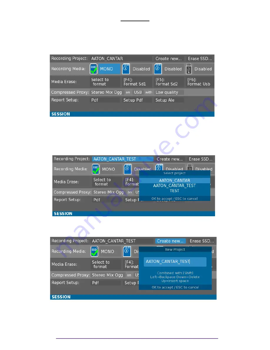 AAton CANTAR X3 User Manual Download Page 64