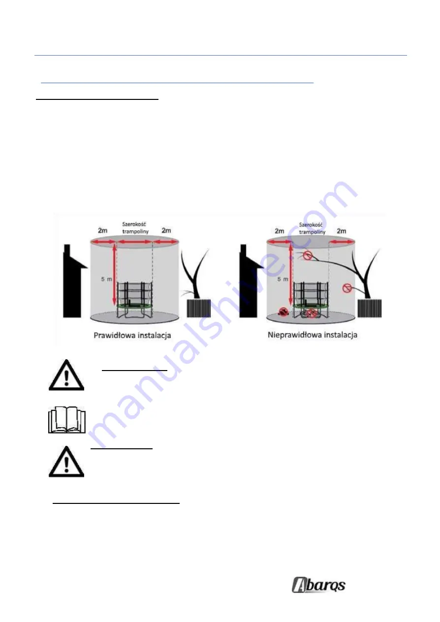 Abarqs TRAMPOLINE 8ft Instructions Manual Download Page 4