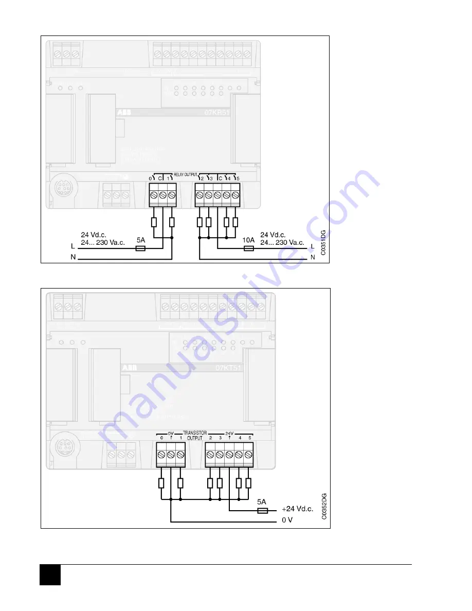 ABB 07CR41 Скачать руководство пользователя страница 58