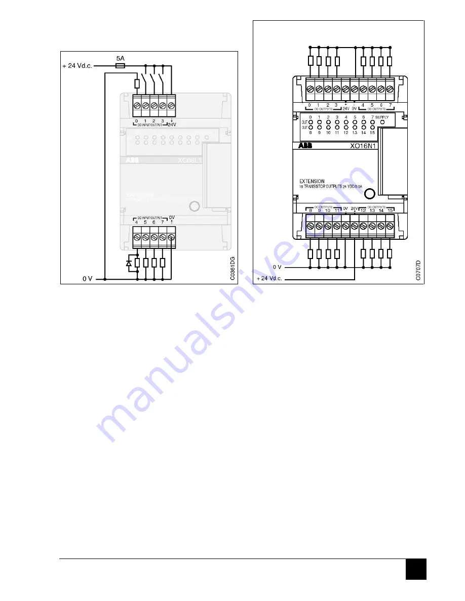 ABB 07CR41 Operating Manual Download Page 61