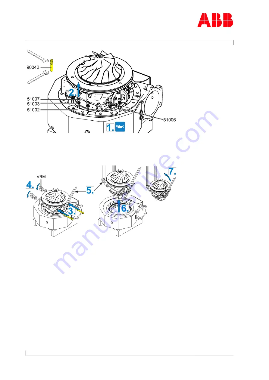 ABB A130 Operation Manual Download Page 104